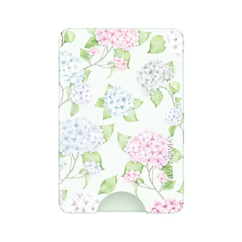 Hydrangea Floral MagSafe Wallet sold by Velvet Caviar