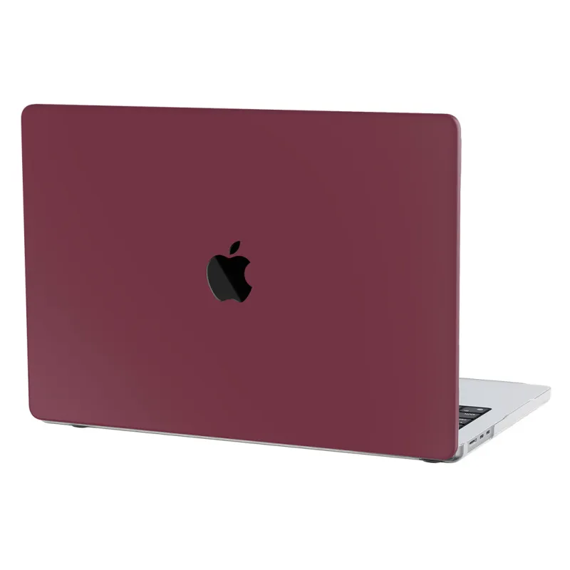 Burgundy 1990 MacBook Case made by Velvet Caviar