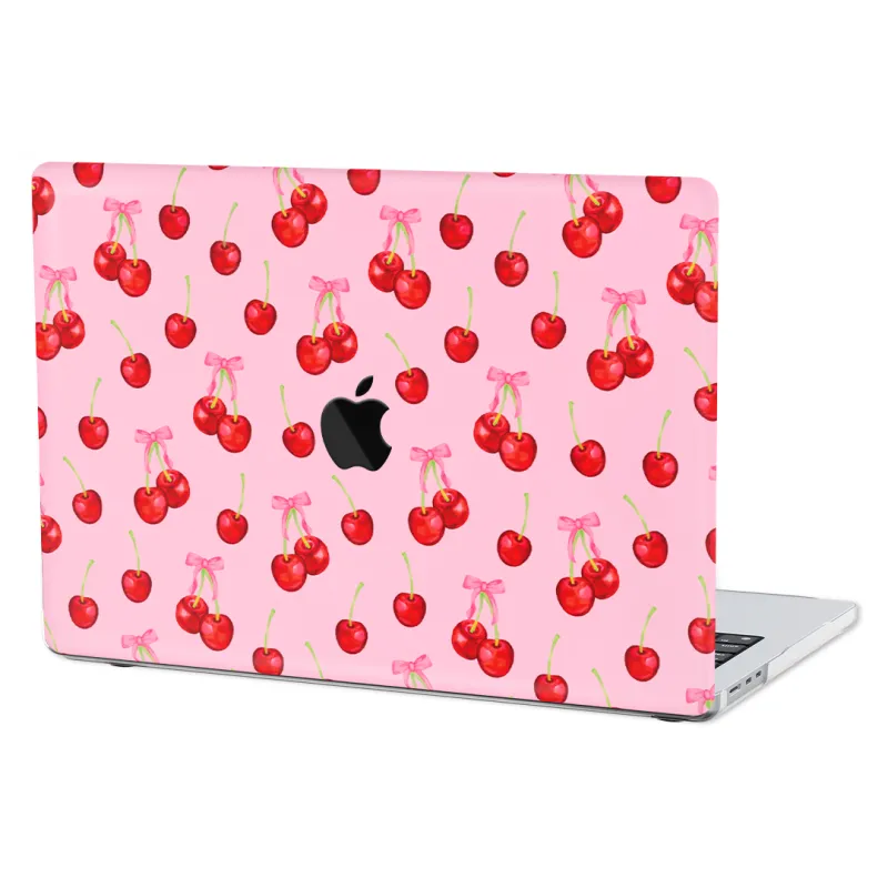Sweet Cherry MacBook Case made by Velvet Caviar