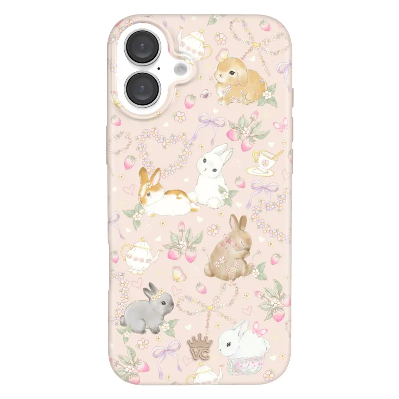 Bunnies & Bows iPhone Case made by Velvet Caviar