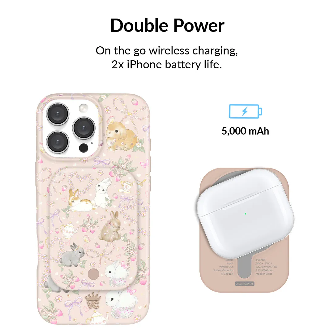 Bunnies & Bows MagSafe Battery Power Pack sold by Velvet Caviar product image thumbnail 3