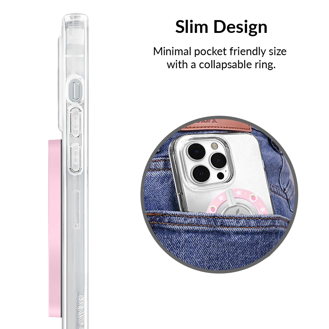 Strawberry Macaron MagSafe Grip Ring sold by Velvet Caviar product image thumbnail 5