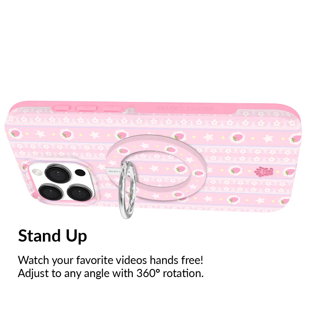 Strawberry Macaron MagSafe Grip Ring sold by Velvet Caviar product image thumbnail 4