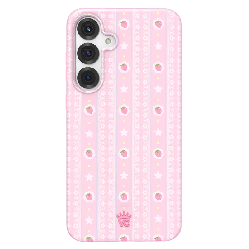 Strawberry Macaron Samsung Case sold by Velvet Caviar