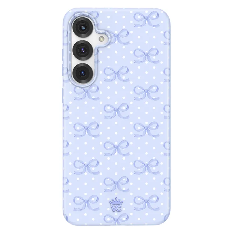 Lovely Blue Bows Samsung Case sold by Velvet Caviar