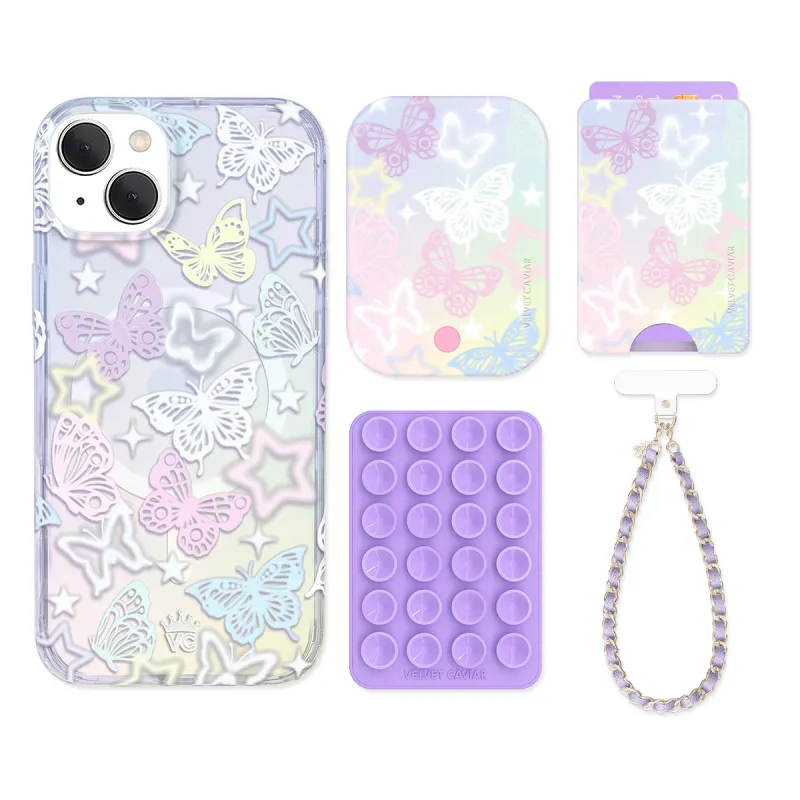 Butterfly Fantasy iPhone Bundle Set - Wallet sold by Velvet Caviar