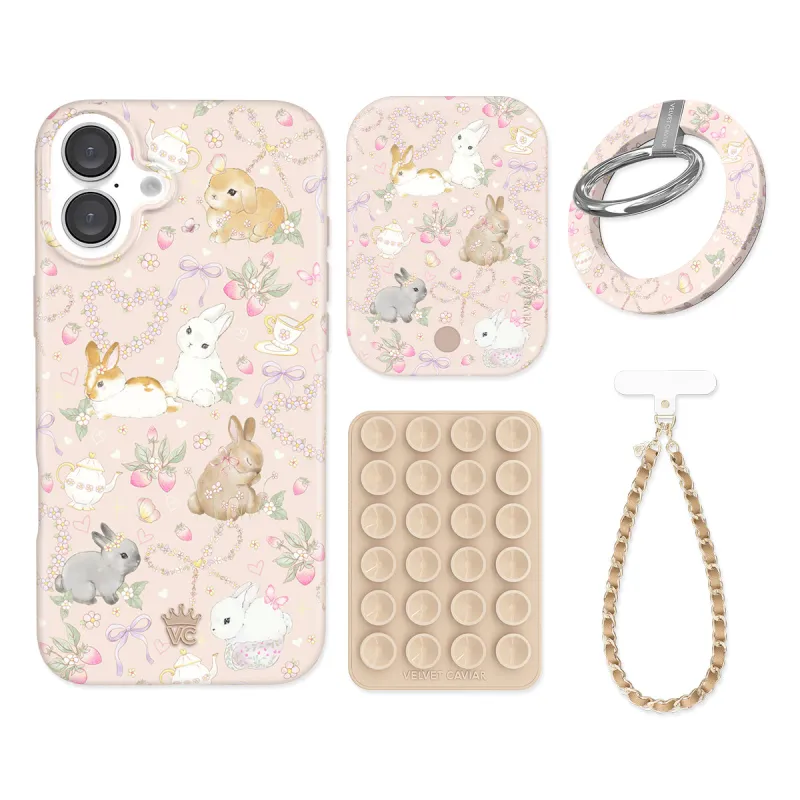 Bunnies & Bows iPhone Bundle Set - Grip made by Velvet Caviar