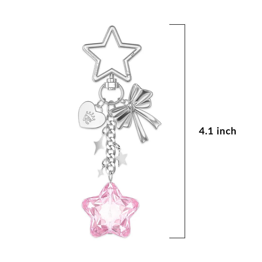 Pink Star Bag Charm sold by Velvet Caviar product image thumbnail 3