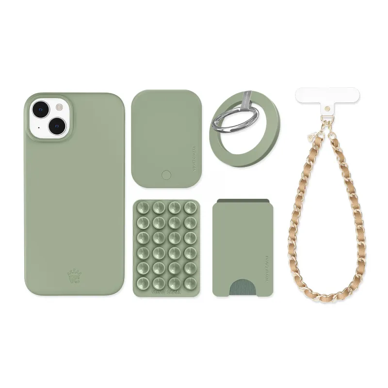Smoky Sage iPhone Bundle Set sold by Velvet Caviar