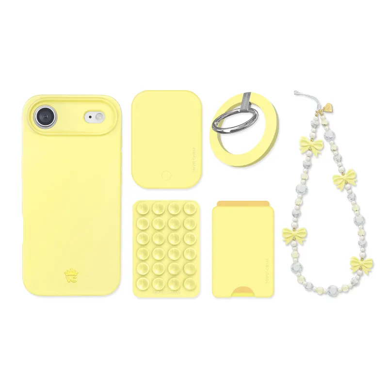 Butter Yellow iPhone Bundle Set sold by Velvet Caviar