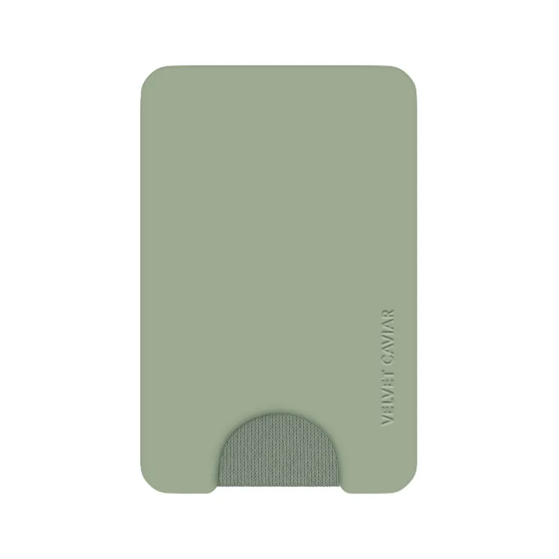 Smoky Sage MagSafe Wallet sold by Velvet Caviar