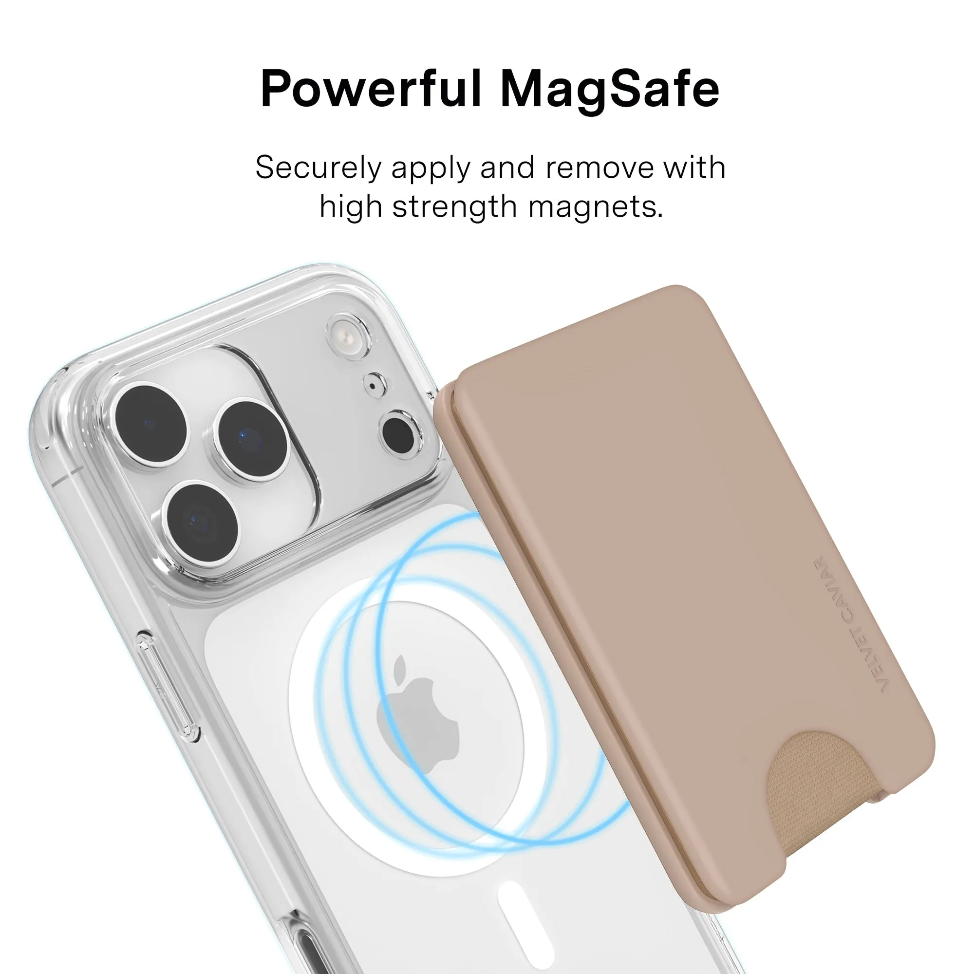 Toasted Almond MagSafe Wallet sold by Velvet Caviar product image thumbnail 4