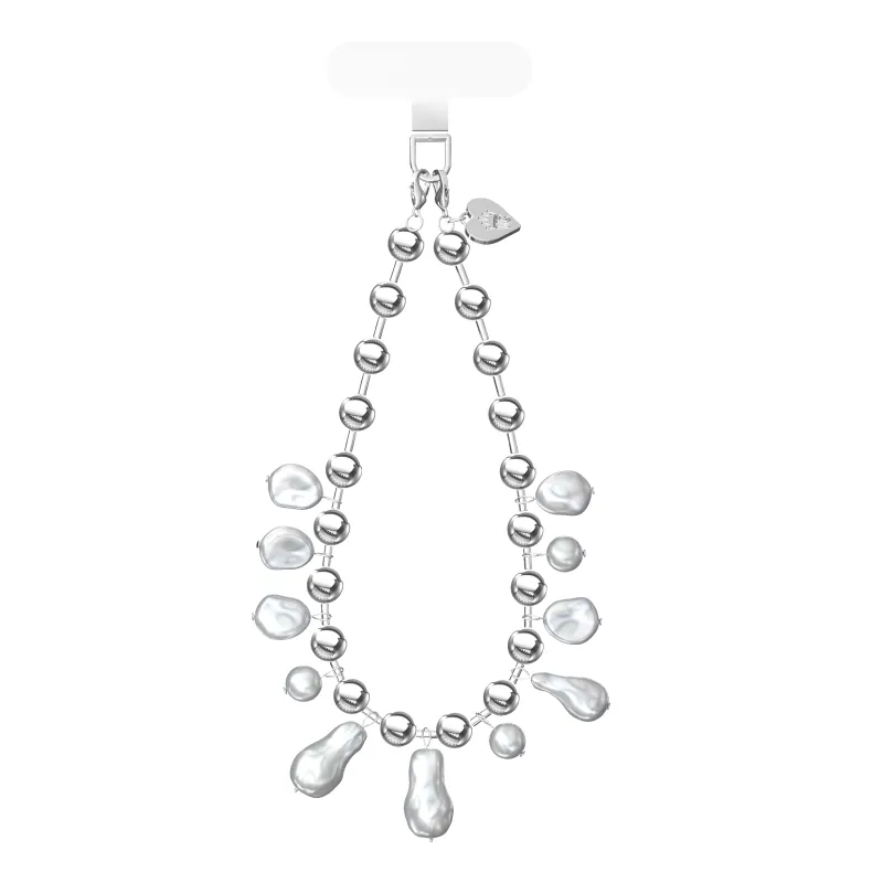 Pearl Drip Chain Phone Charm sold by Velvet Caviar