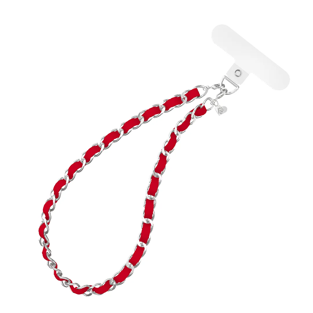 Red Leather Chain Phone Charm sold by Velvet Caviar product image thumbnail 4