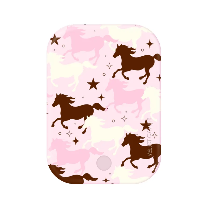 Pink Pony MagSafe Battery Power Pack made by Velvet Caviar