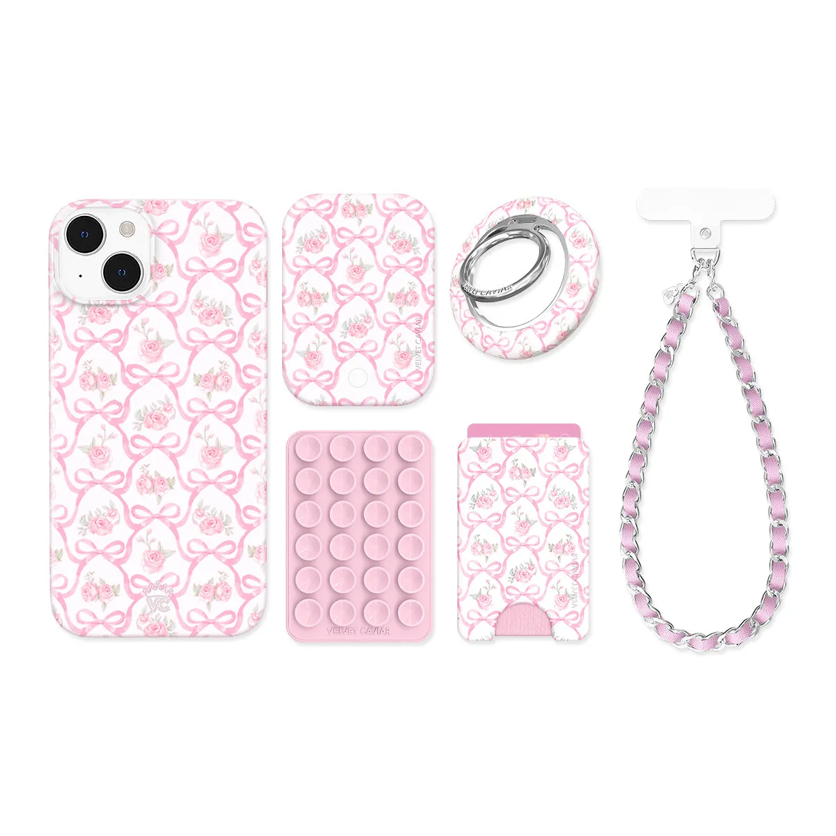 Lovely Pink Bows iPhone Bundle Set sold by Velvet Caviar product image thumbnail 4