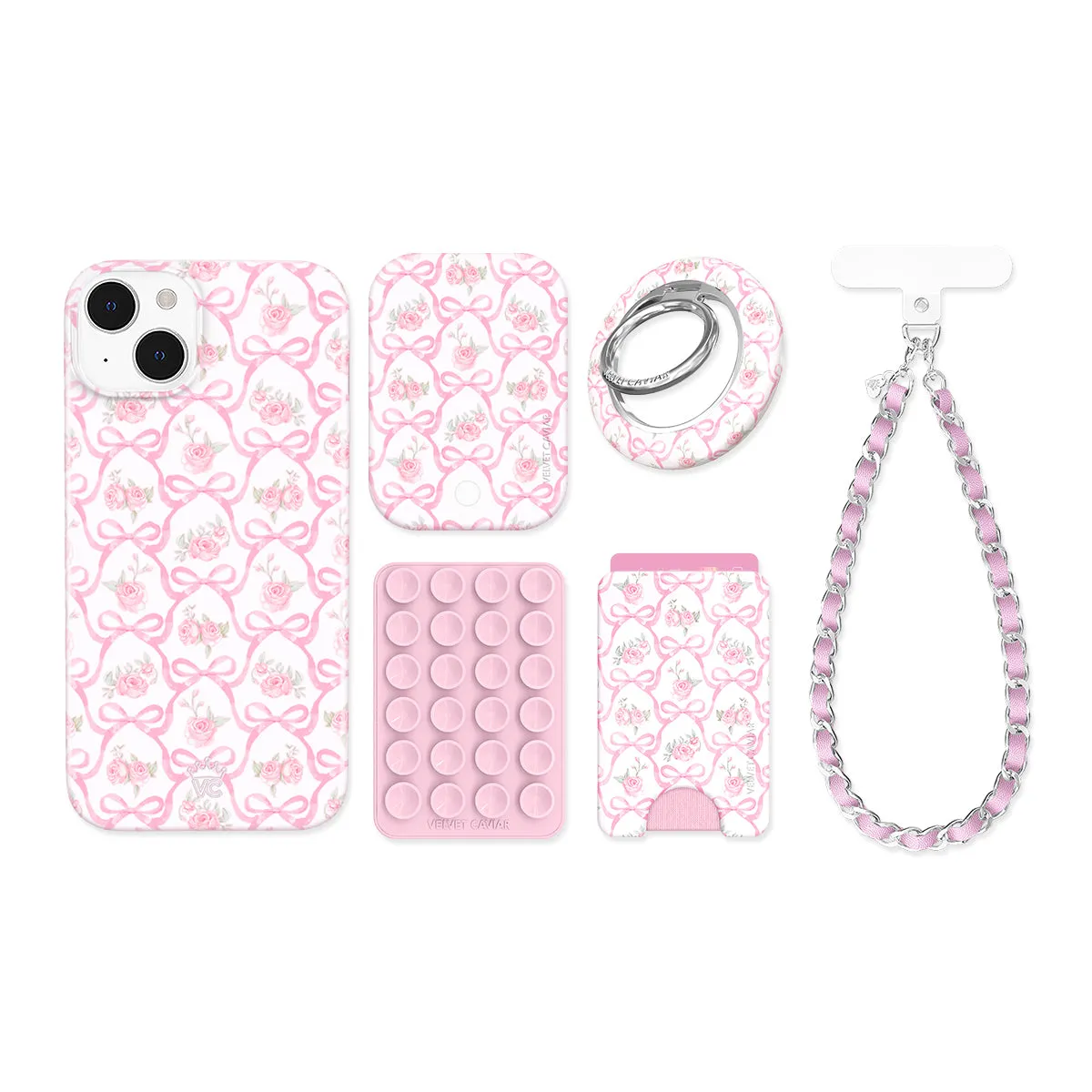 Lovely Pink Bows iPhone Bundle Set sold by Velvet Caviar product image thumbnail 5