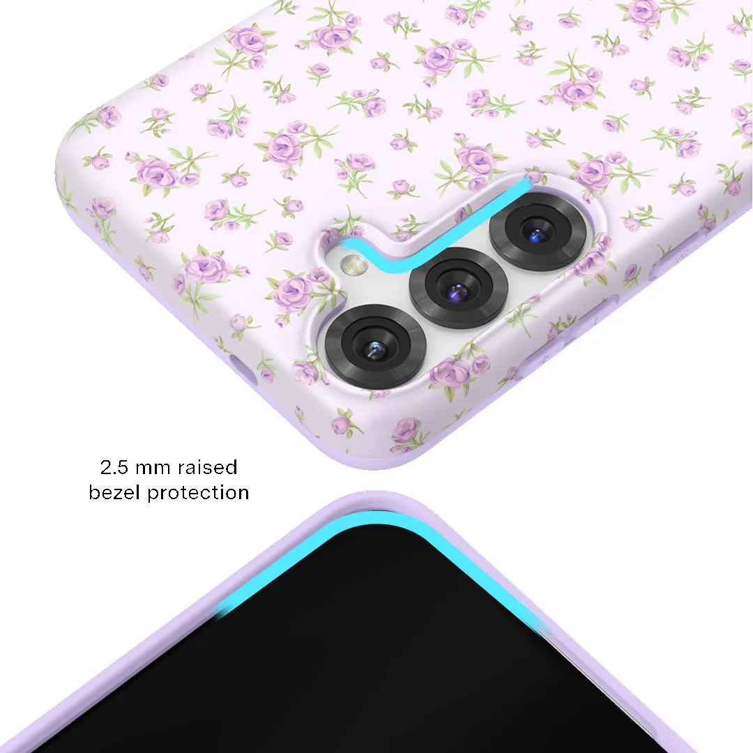 Dainty Lilac Floral Samsung Case sold by Velvet Caviar product image thumbnail 3