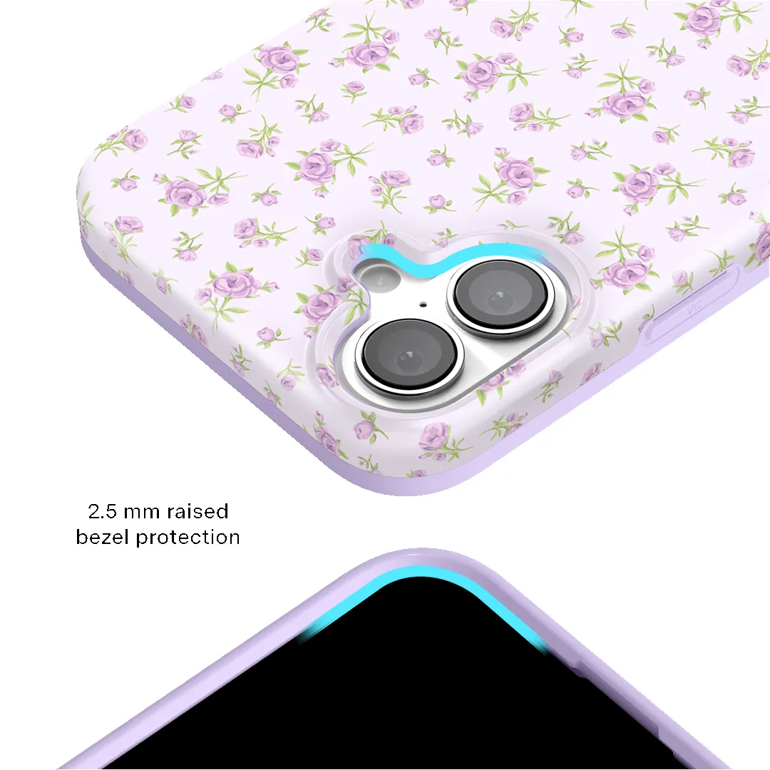 Dainty Lilac Floral iPhone Case sold by Velvet Caviar product image thumbnail 2