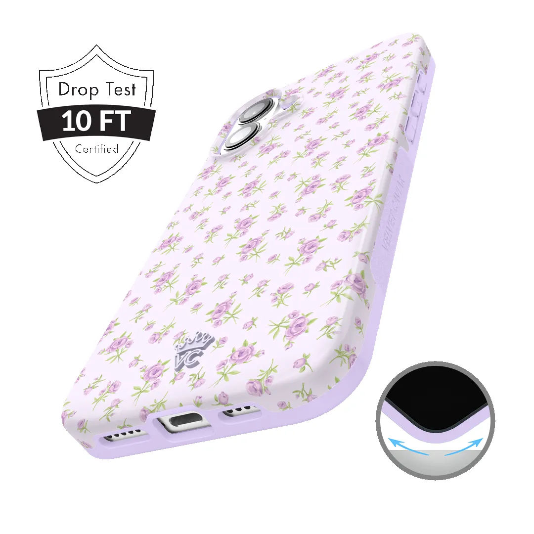 Dainty Lilac Floral iPhone Case sold by Velvet Caviar product image thumbnail 4