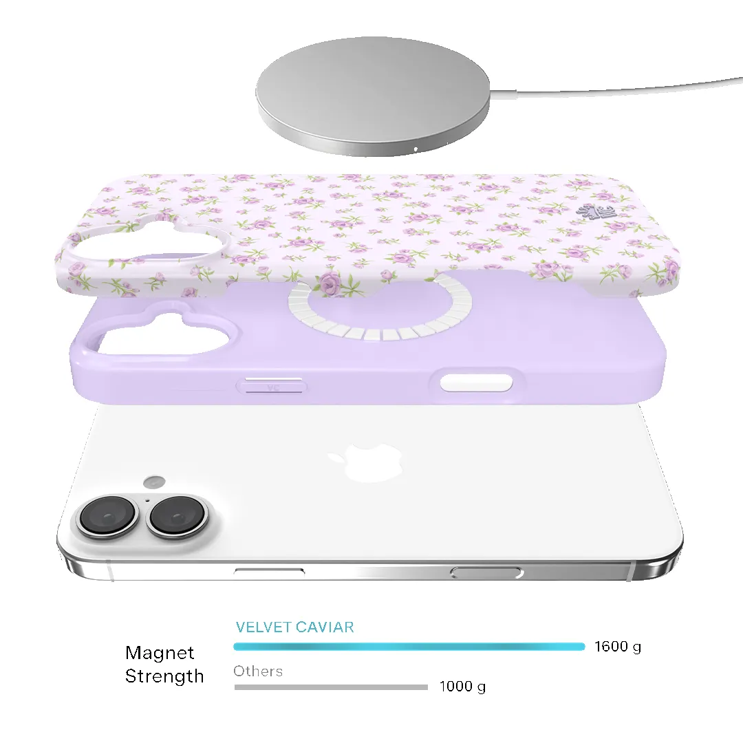Dainty Lilac Floral iPhone Case sold by Velvet Caviar product image thumbnail 3