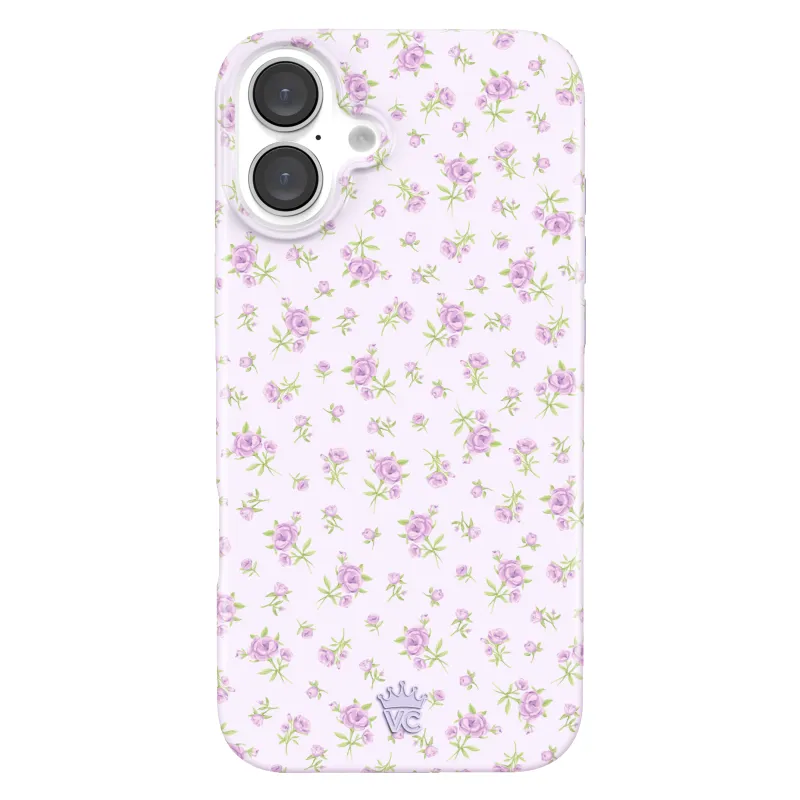 Dainty Lilac Floral iPhone Case sold by Velvet Caviar