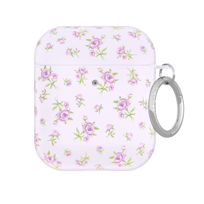 Dainty Lilac Floral AirPod Case sold by Velvet Caviar