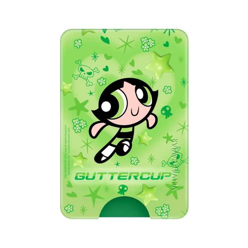 The Powerpuff Girls Buttercup MagSafe Wallet sold by Velvet Caviar