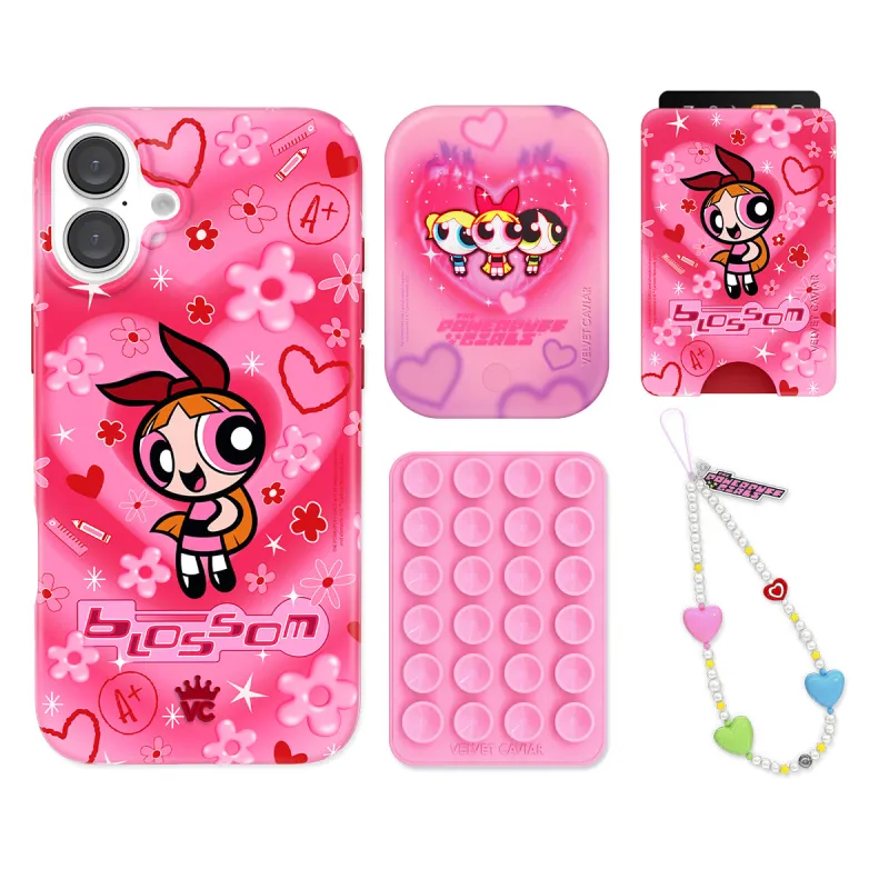 The Powerpuff Girls Blossom iPhone Bundle Set - Wallet made by Velvet Caviar