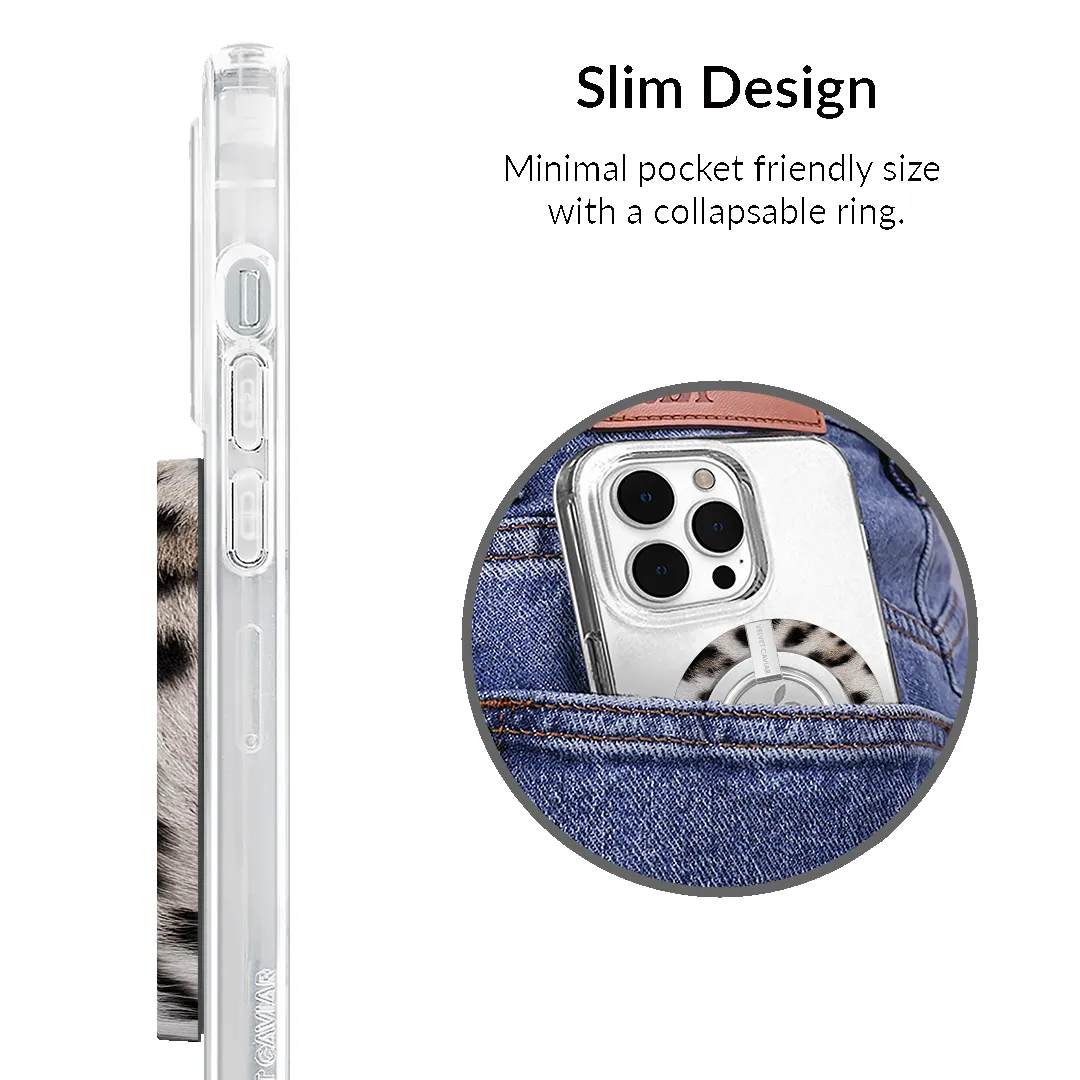 Arctic Leopard MagSafe Grip Ring sold by Velvet Caviar product image thumbnail 4