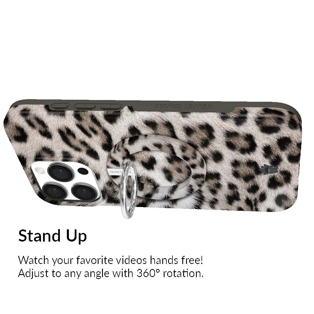 Arctic Leopard MagSafe Grip Ring sold by Velvet Caviar product image thumbnail 5