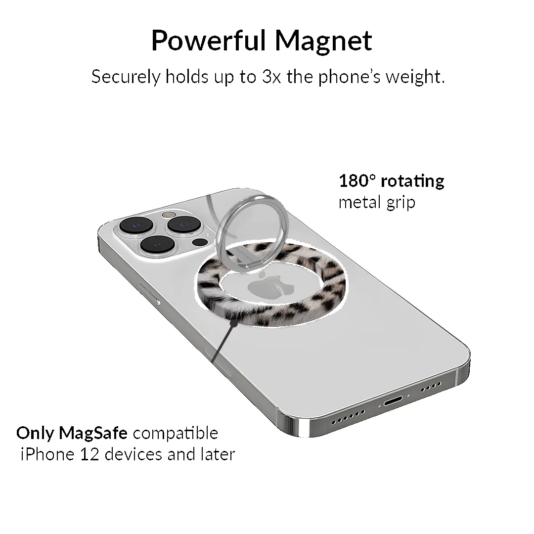 Arctic Leopard MagSafe Grip Ring sold by Velvet Caviar product image thumbnail 3