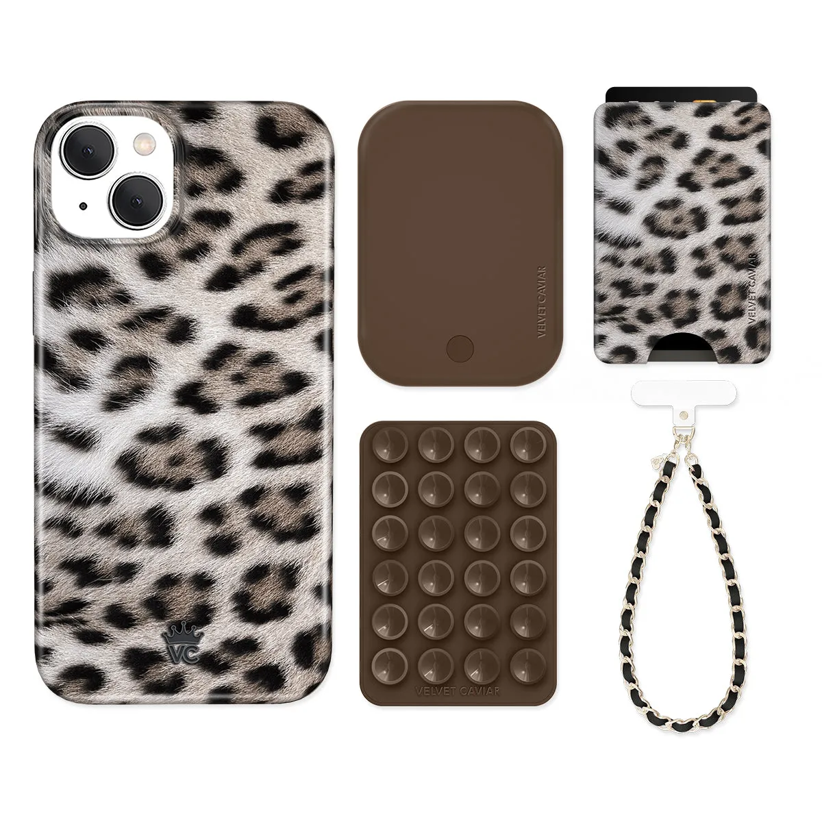 Arctic Leopard iPhone Bundle Set - Wallet sold by Velvet Caviar product image thumbnail 5