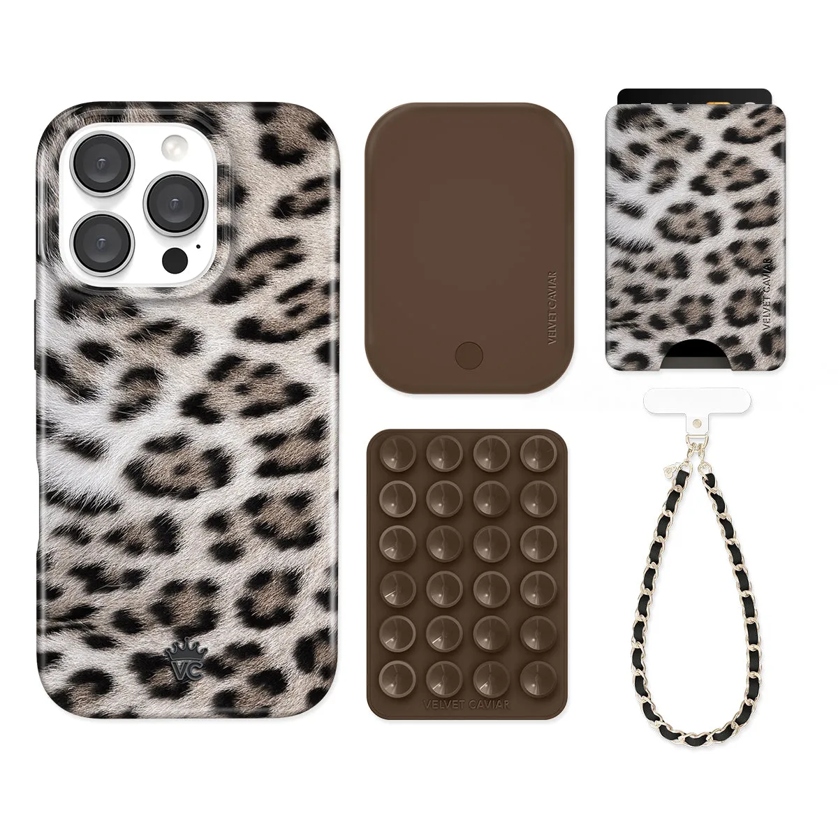 Arctic Leopard iPhone Bundle Set - Wallet sold by Velvet Caviar product image thumbnail 3