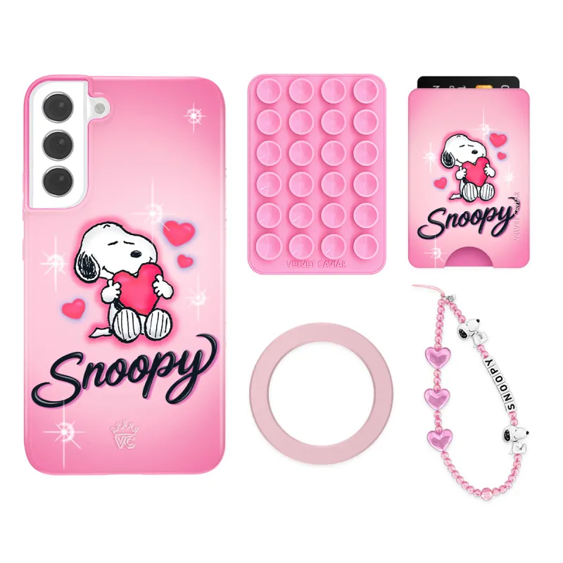 Snoopy Be Mine Galaxy Bundle Set - Wallet sold by Velvet Caviar