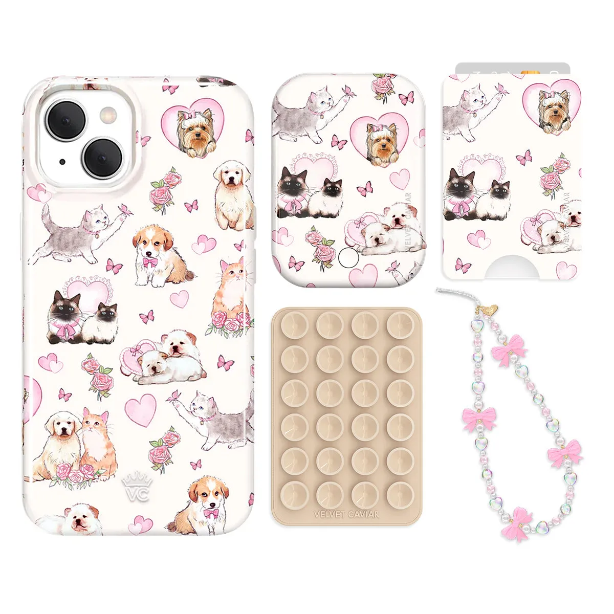Puppies and Kittens iPhone Bundle Set - Wallet sold by Velvet Caviar product image thumbnail 5