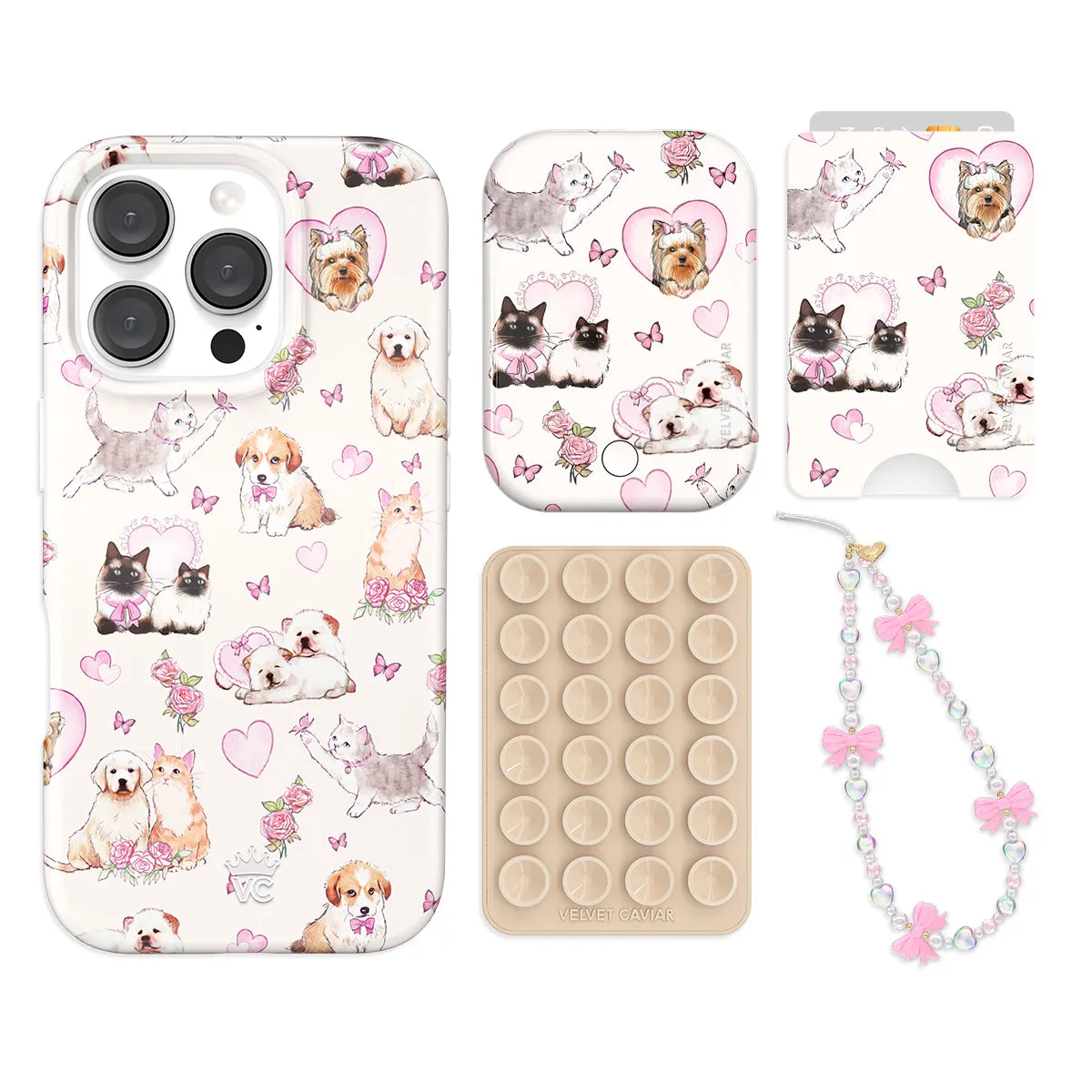 Puppies and Kittens iPhone Bundle Set - Wallet sold by Velvet Caviar product image thumbnail 3