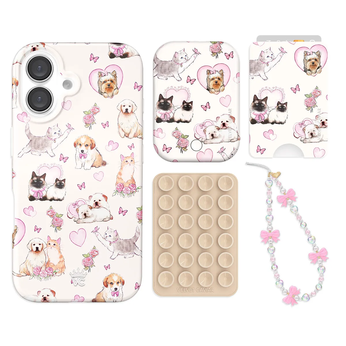 Puppies and Kittens iPhone Bundle Set - Wallet sold by Velvet Caviar product image thumbnail 4