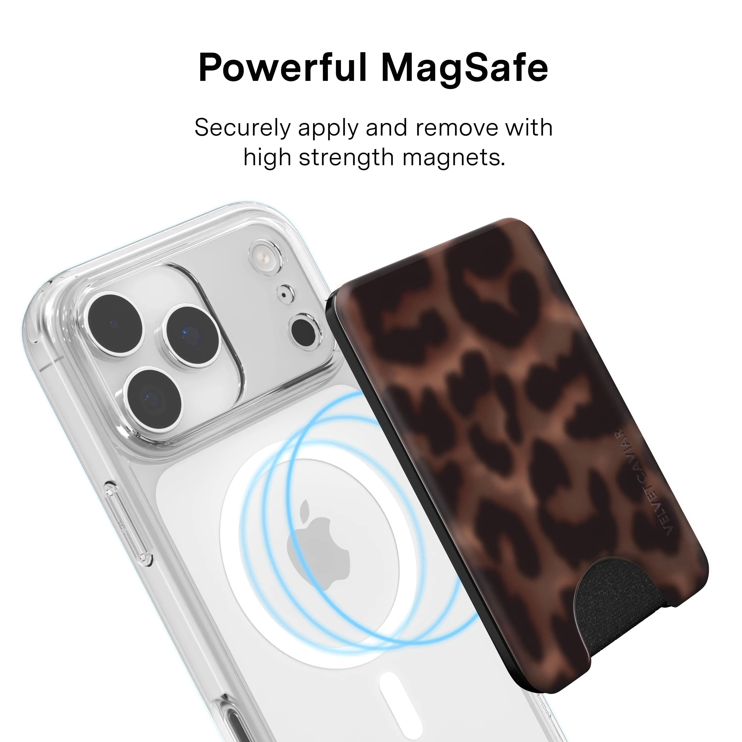 It Girl Leopard MagSafe Wallet sold by Velvet Caviar product image thumbnail 3