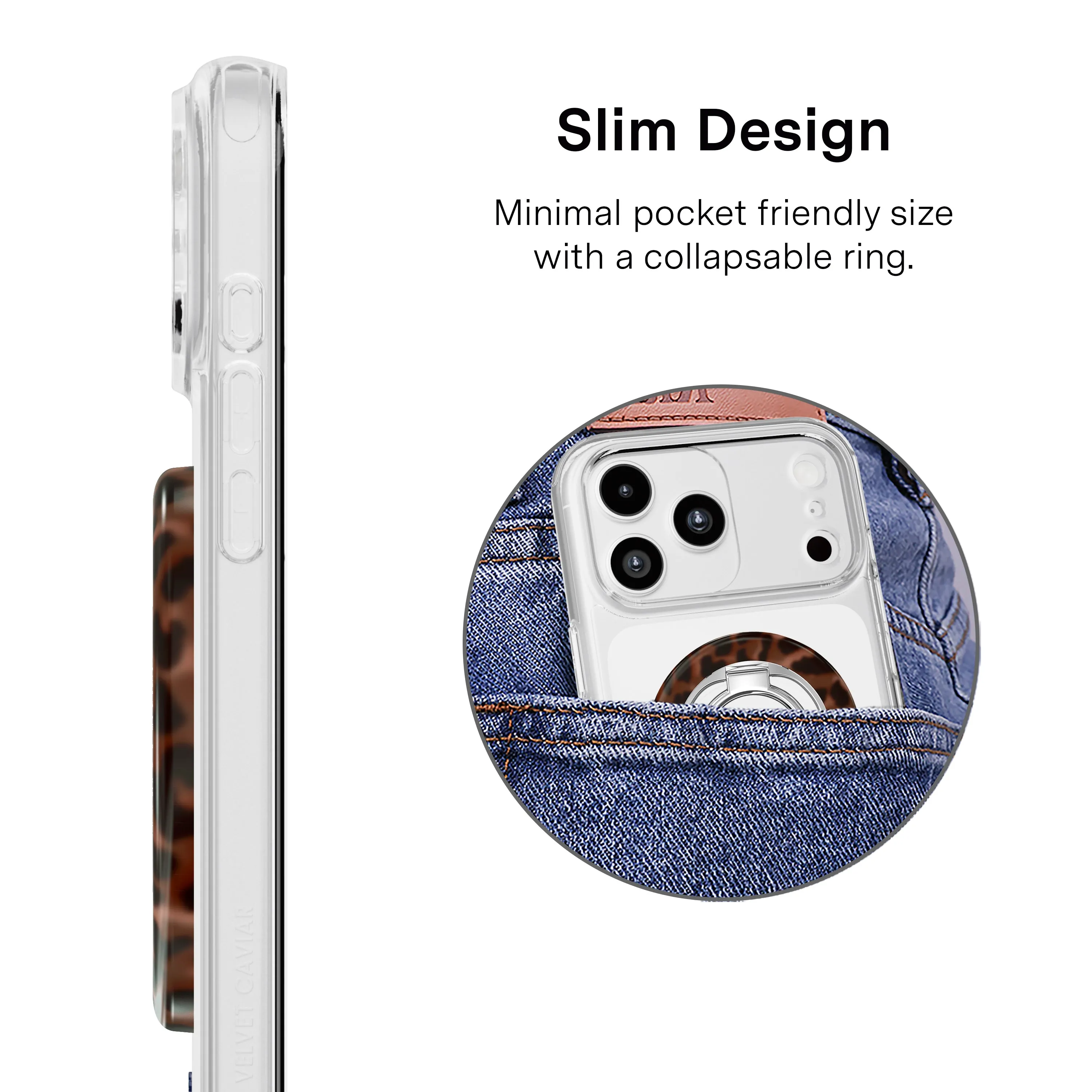 It Girl Leopard MagSafe Grip Ring sold by Velvet Caviar product image thumbnail 4