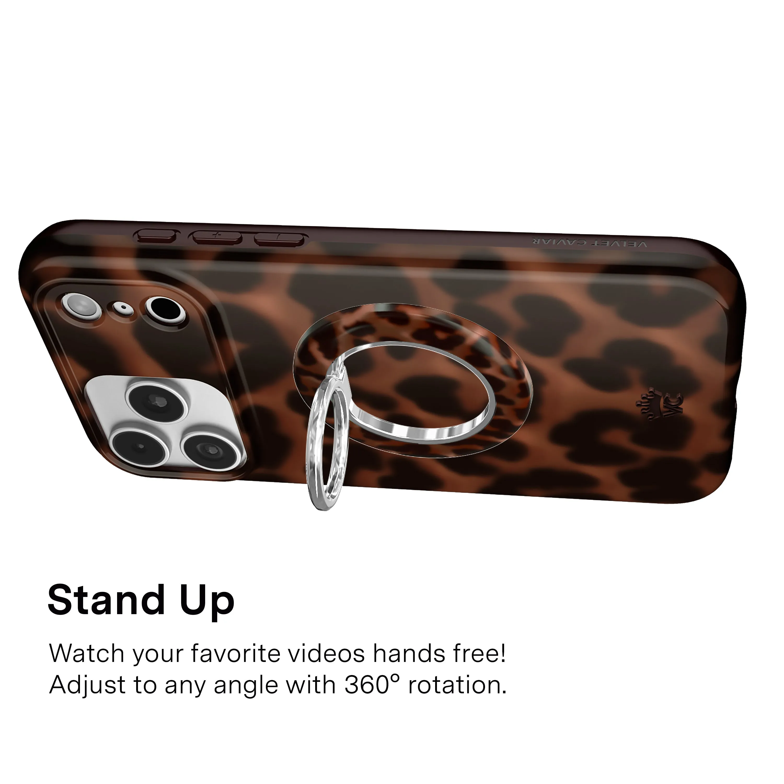 It Girl Leopard MagSafe Grip Ring sold by Velvet Caviar product image thumbnail 5