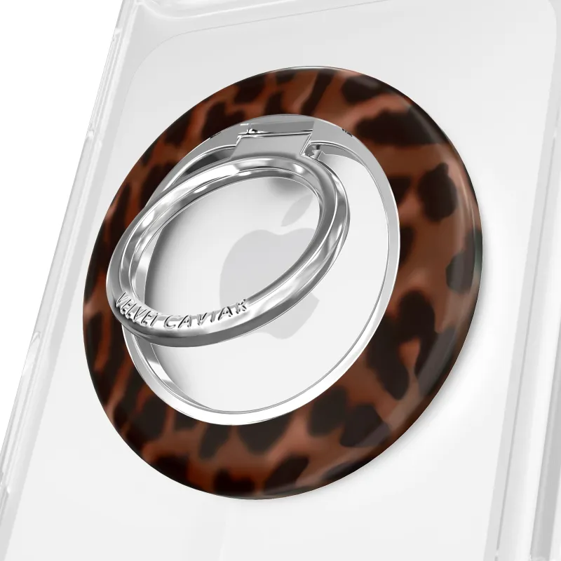 It Girl Leopard MagSafe Grip Ring made by Velvet Caviar