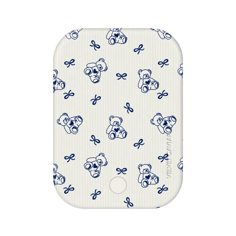 Preppy Teddy Portable MagSafe Charger Power Pack made by Velvet Caviar
