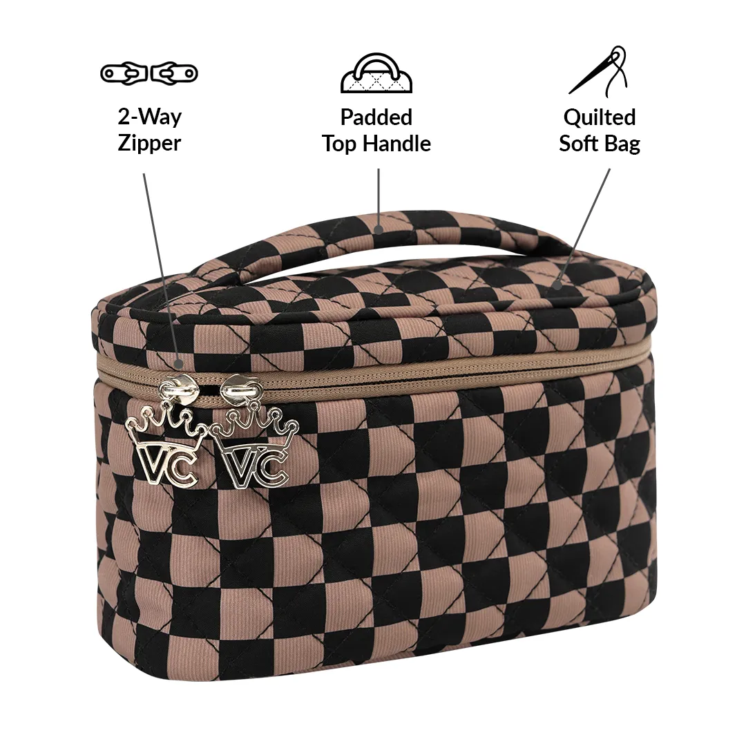Mocha Vibe Check Vanity Bag sold by Velvet Caviar product image thumbnail 3