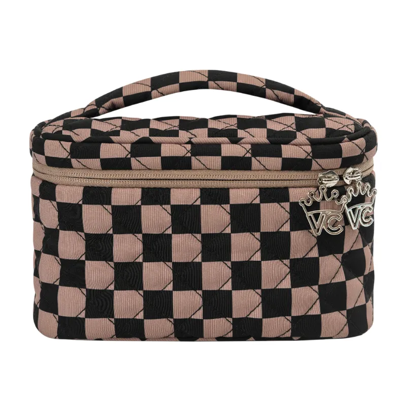 Mocha Vibe Check Vanity Bag sold by Velvet Caviar