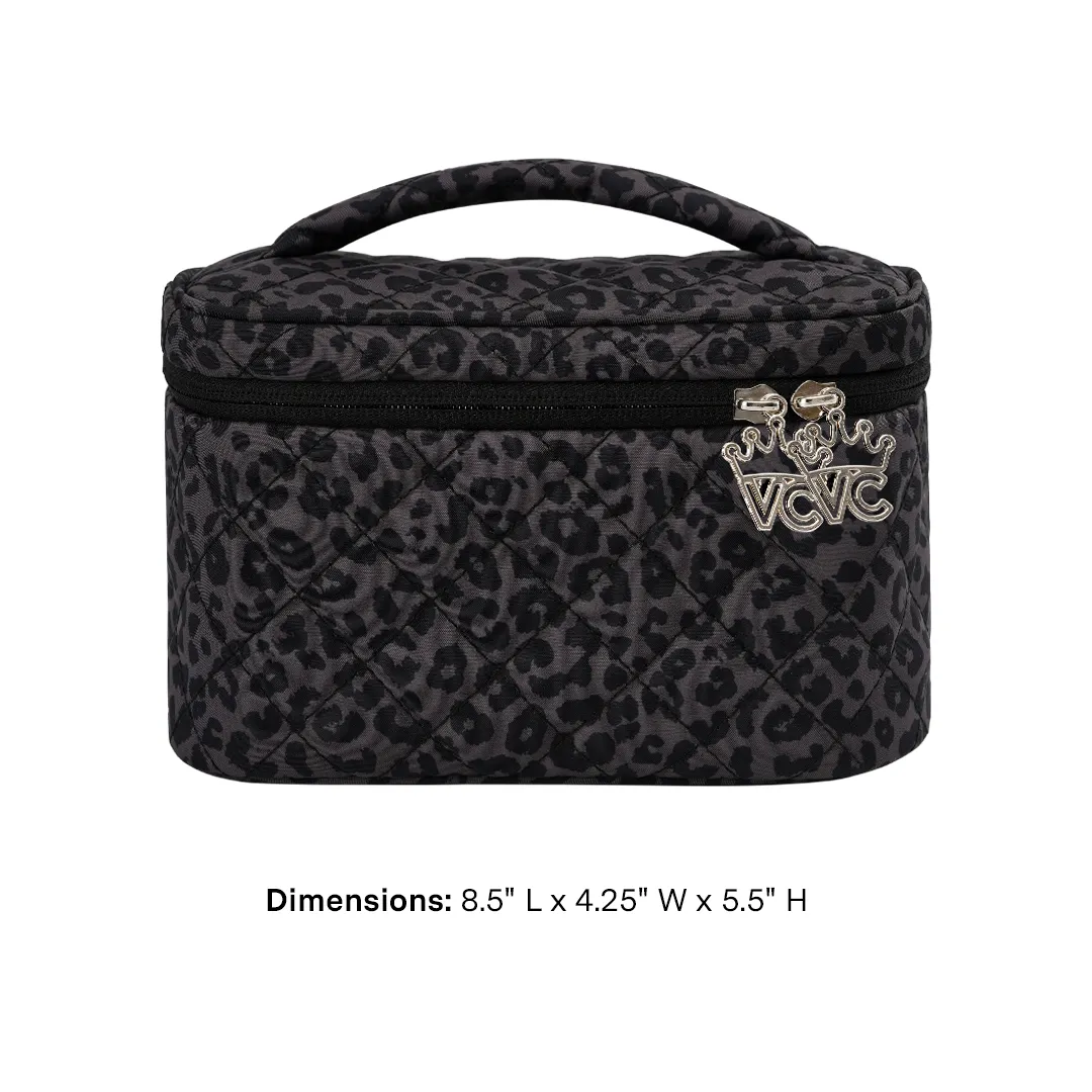 Black Leopard Vanity Bag sold by Velvet Caviar product image thumbnail 5