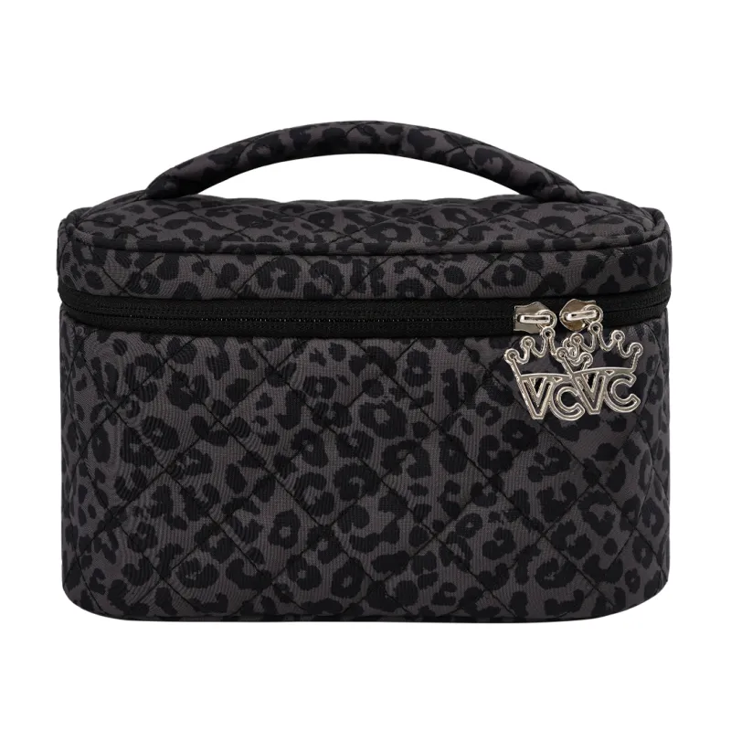 Black Leopard Vanity Bag sold by Velvet Caviar