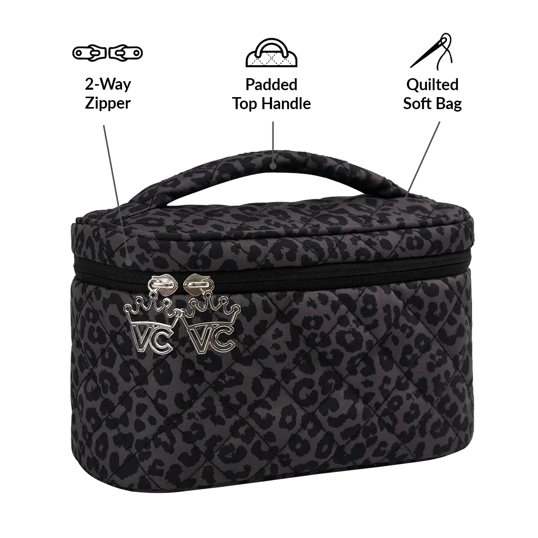 Black Leopard Vanity Bag sold by Velvet Caviar product image thumbnail 3