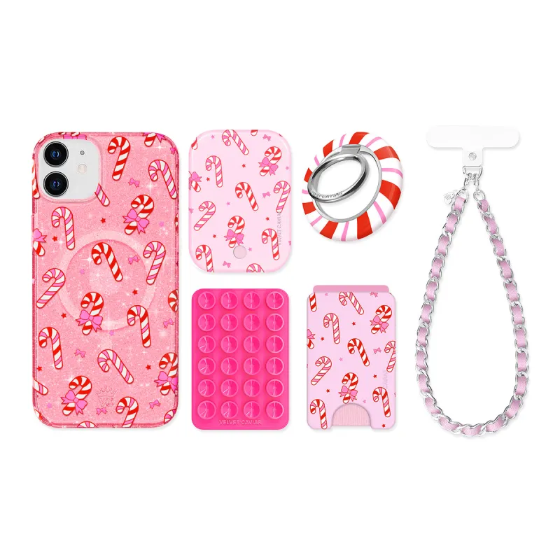 Pink Peppermint Princess iPhone Bundle Set sold by Velvet Caviar