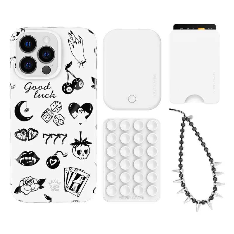 Good Luck iPhone Bundle Set - Wallet sold by Velvet Caviar